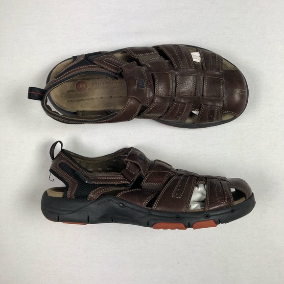 clarks unstructured sandals mens